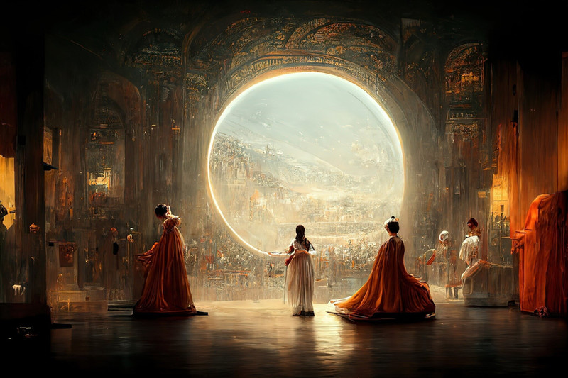 AI-generated art piece