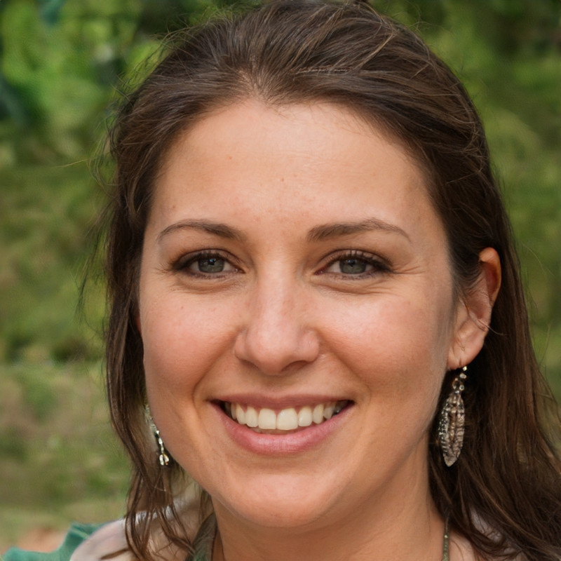 Realistic AI-generated face